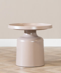 Alternative view of Salontafel Donna rond metaal taupe