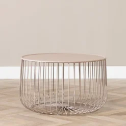 Salontafel Senna metaal taupe - Afbeelding 3