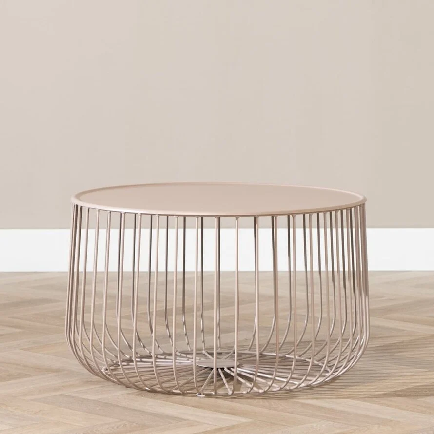 Salontafel Senna metaal taupe - Afbeelding 3