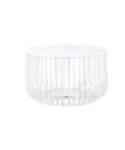 Salontafel Senna metaal wit