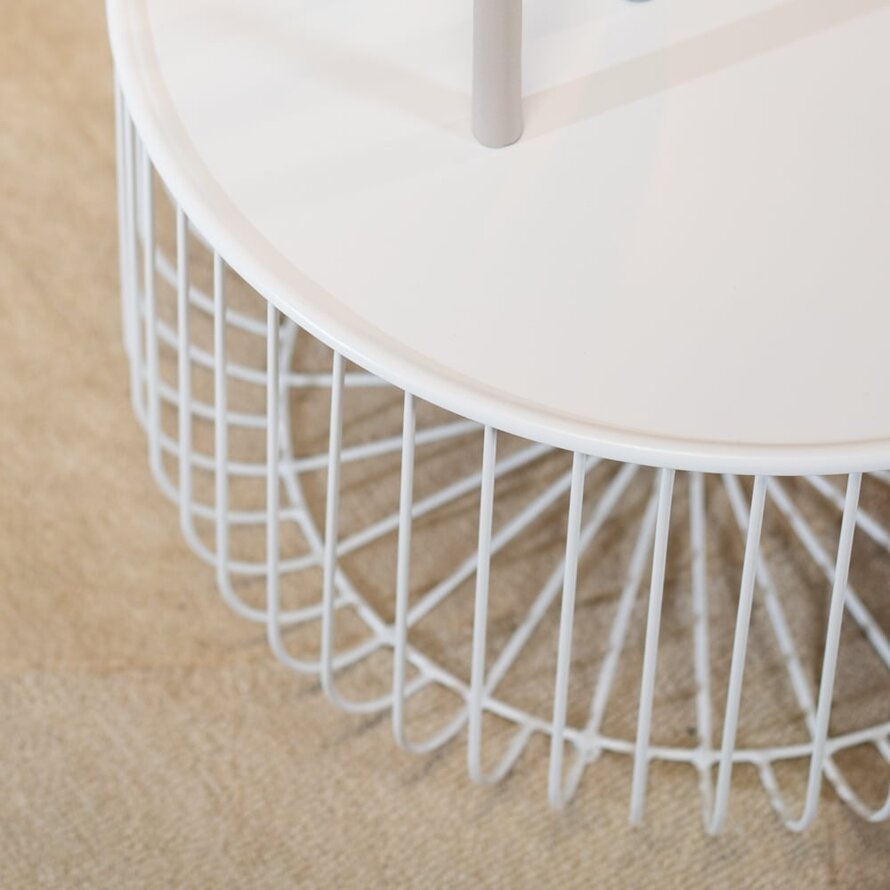 Salontafel Senna metaal wit - Afbeelding 9