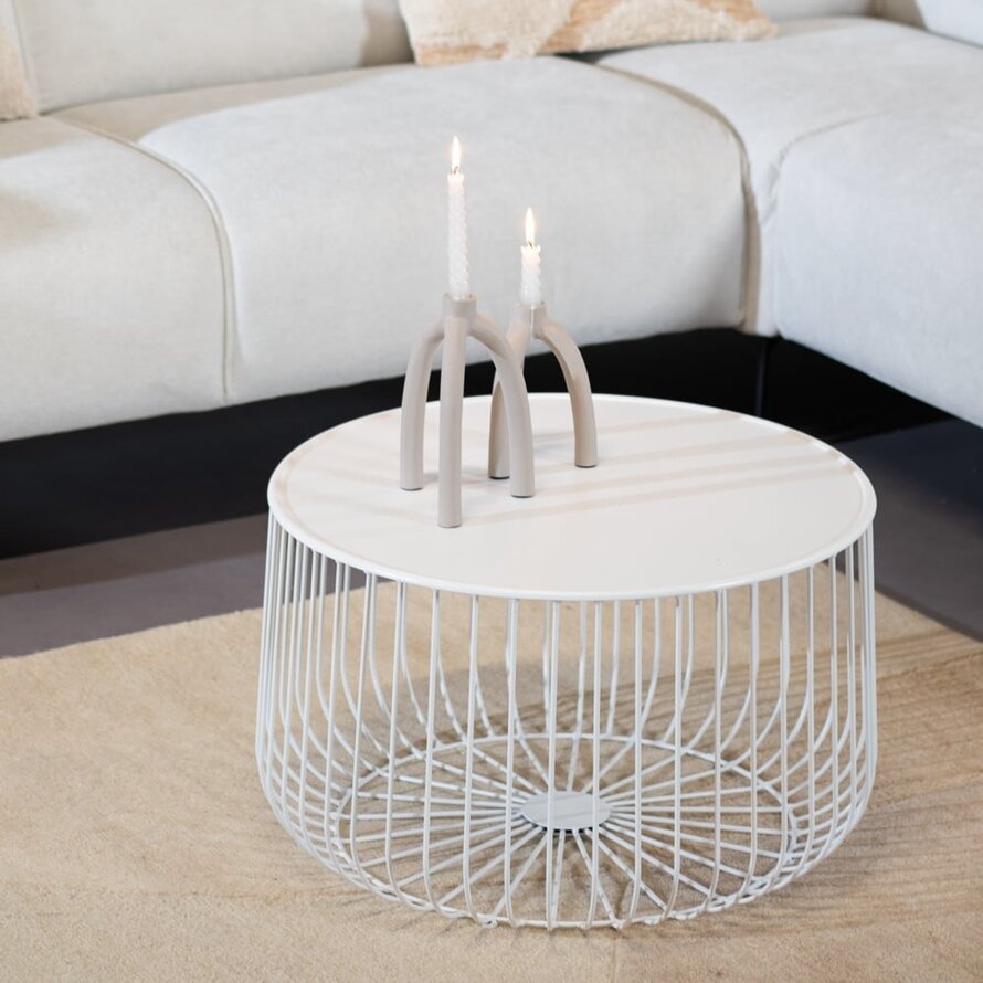 Salontafel Senna metaal wit - Afbeelding 10