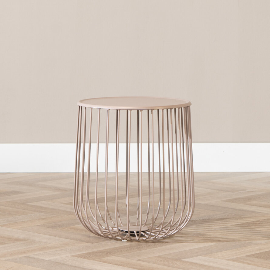 Salontafel Tygo metaal taupe - Afbeelding 2