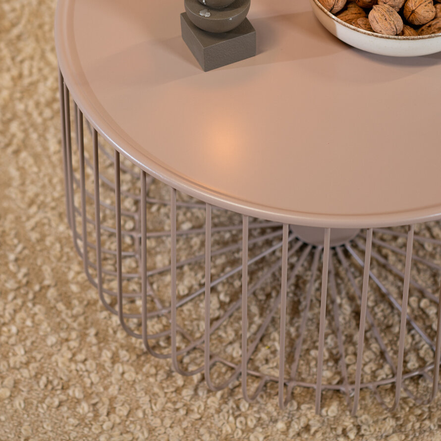 Salontafel Tygo metaal taupe - Afbeelding 6