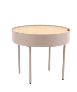Salontafel Zita rond taupe