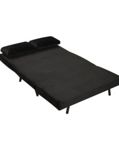 Alternative view of slaapbank Kristian zwart velvet