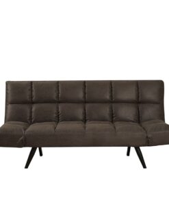 Slaapbank Timo antraciet eco-leer