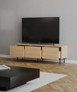 Tv-meubel Thomas blank eiken 150 cm - Afbeelding 6