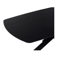 Eetkamertafel deens ovaal 160, Acacia Black - Akagi Table Collection - Afbeelding 3