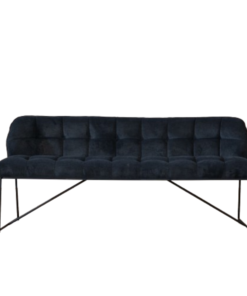 Alternative view of Eetkamerbank Jelle zwart polyester 185 cm