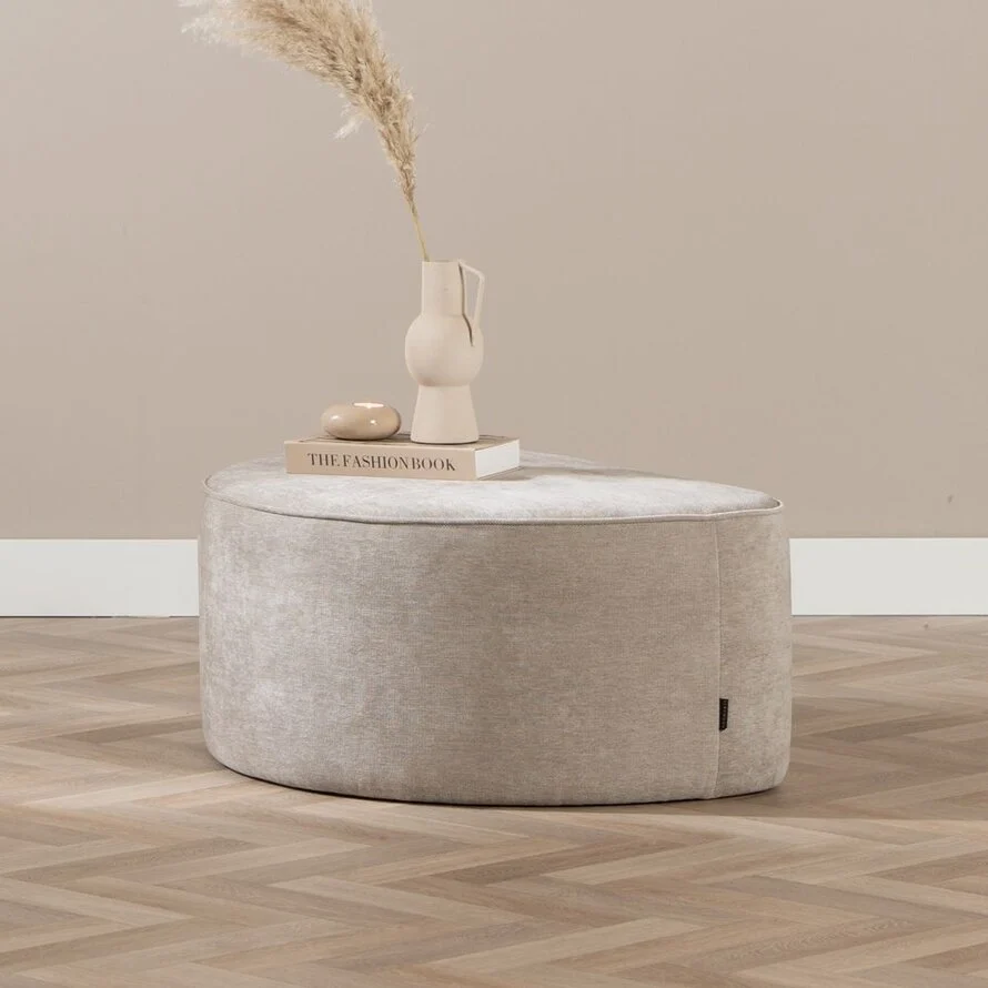 Hocker Neso polyester taupe - Afbeelding 4