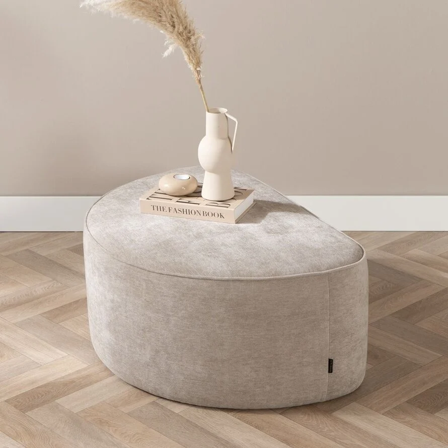 Hocker Neso polyester taupe - Afbeelding 6