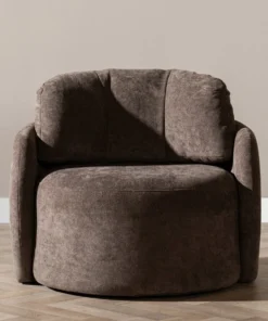 Alternative view of Fauteuil Cali bruin chenille