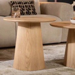 Salontafels Ash set van 2 blank eiken - Afbeelding 4