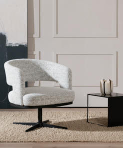 Alternative view of Fauteuil Gino draaibaar polyester beige