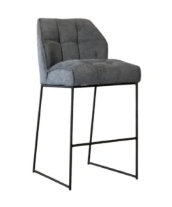 Barkruk Jelle antraciet polyester 82 cm