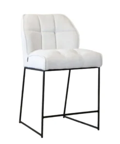 Barkruk Jelle off white polyester 70 cm