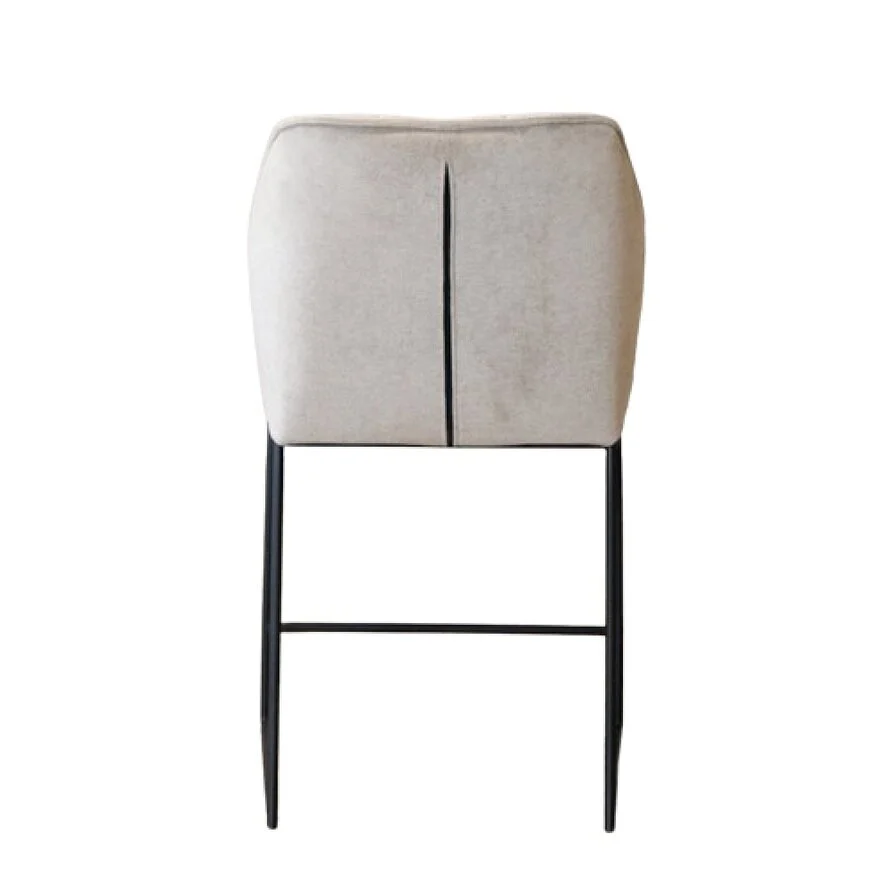 Barkruk Jelle taupe polyester 70 cm - Afbeelding 7