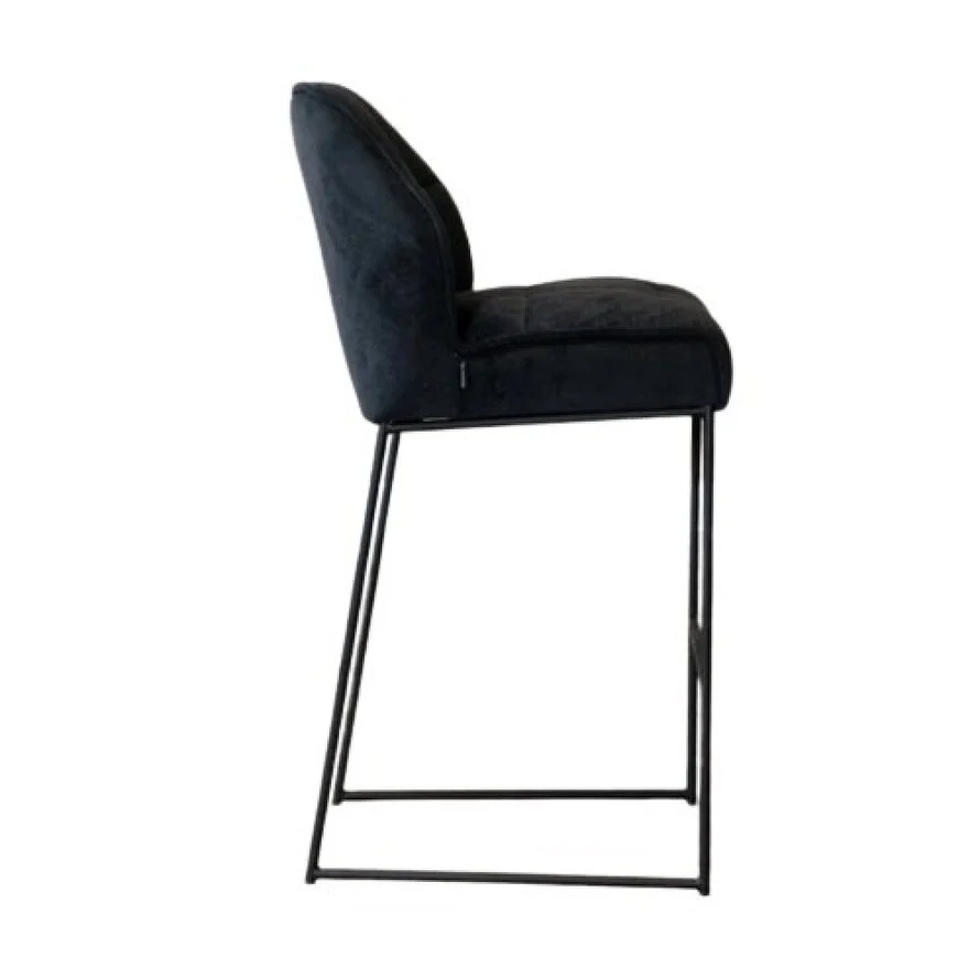 Barkruk Jelle zwart polyester 82 cm - Afbeelding 7