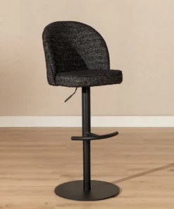 Alternative view of Barkruk Odin zwart polyester 63-83 cm