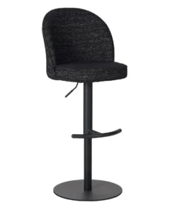 Barkruk Odin zwart polyester 63-83 cm