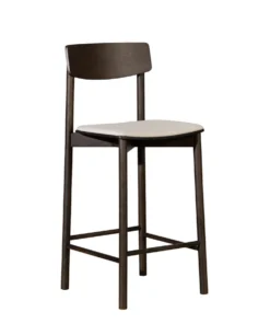 Scandinavische barkruk Inez walnoot 70 cm