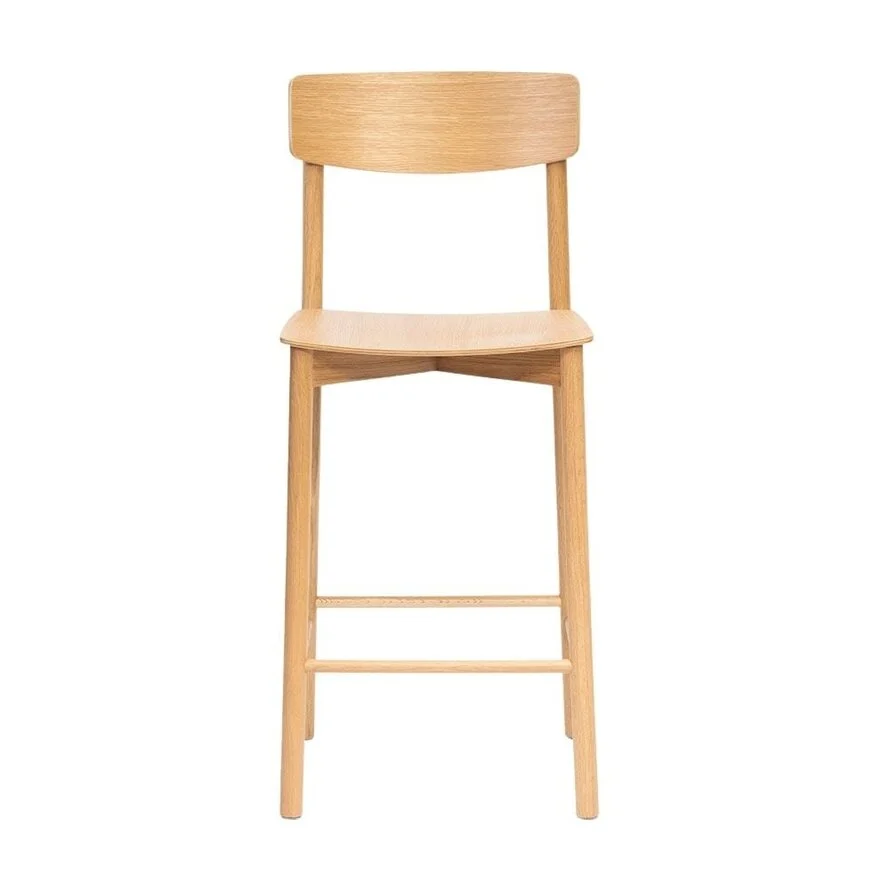 Scandinavische barkruk Reza naturel eiken 68,5 cm - Afbeelding 2