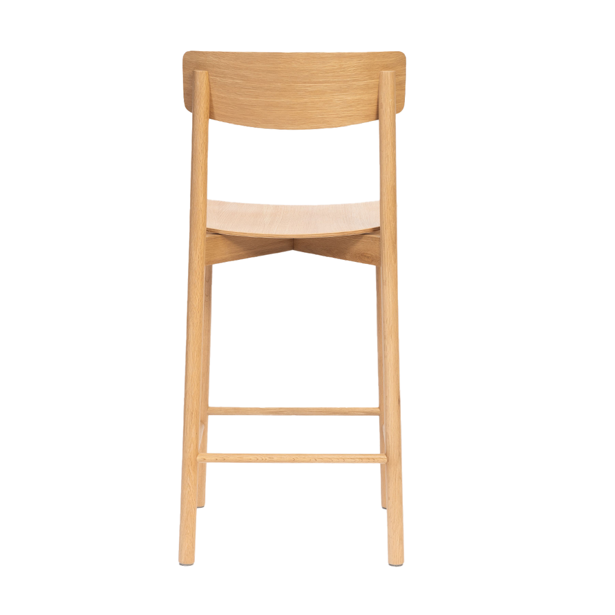 Scandinavische barkruk Reza naturel eiken 68,5 cm - Afbeelding 7