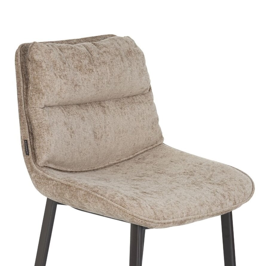 Velvet barkruk Trevi taupe 68 cm - Afbeelding 6