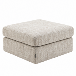 Hocker Kyle chenille sand grey