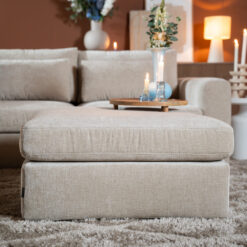 Hocker Kyle chenille sand - Afbeelding 11