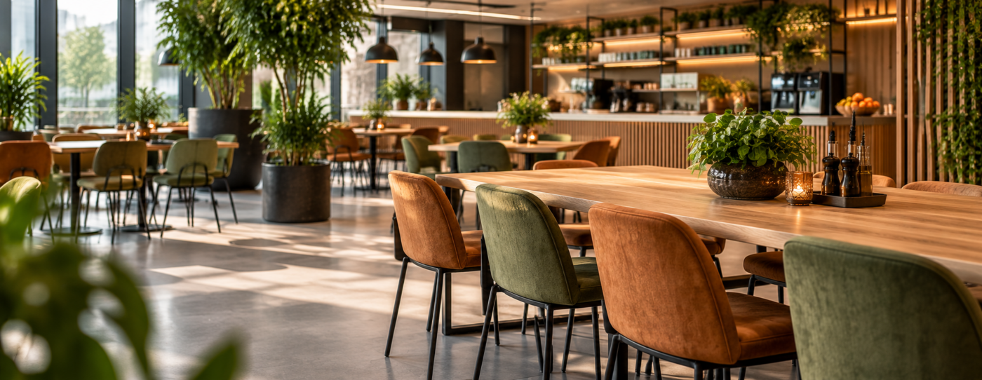 Handel in geluk - Meubilair voor horeca- en projectinrichting