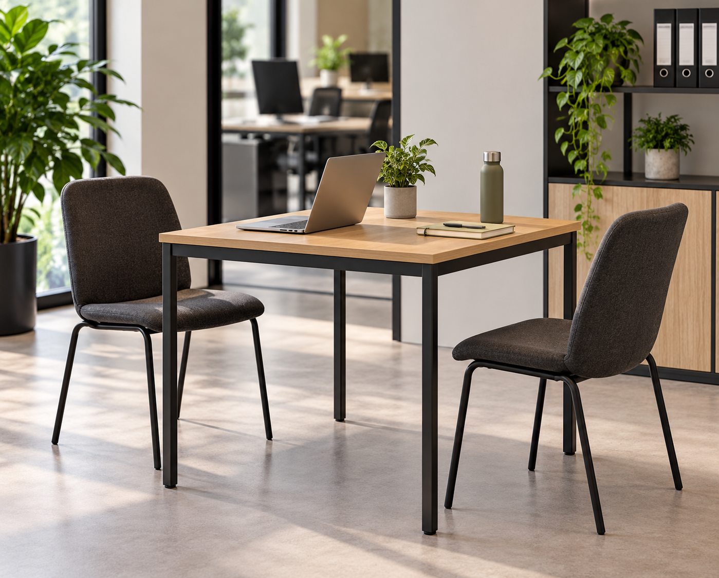 06-serie Kantoortafel 80x80 cm - Afbeelding 2