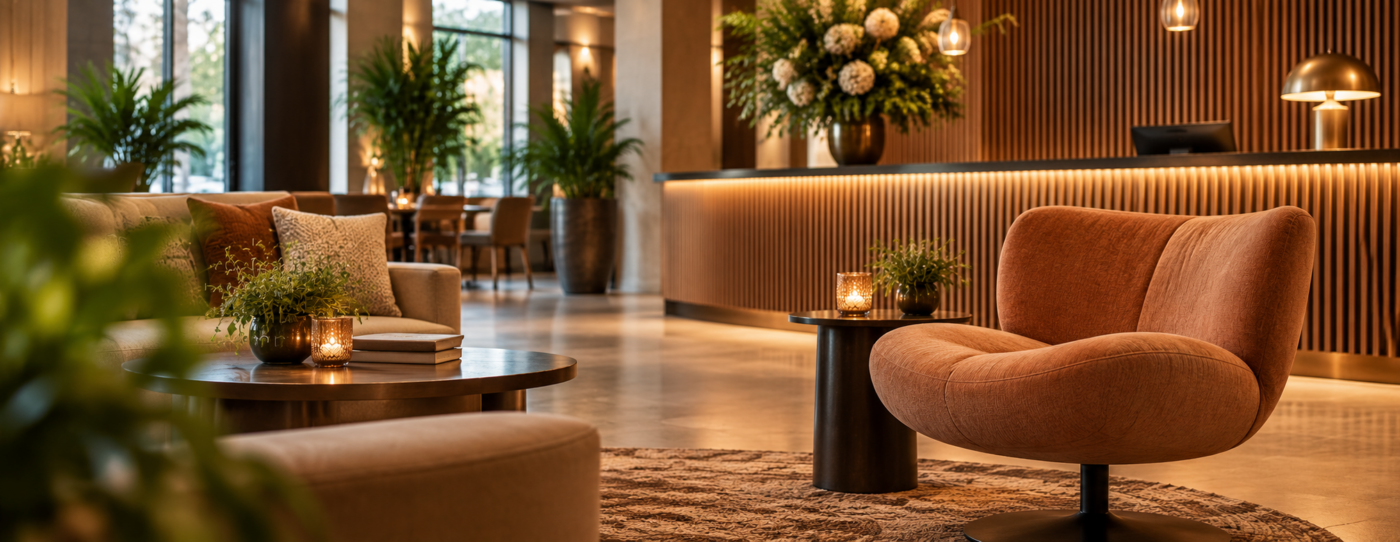 Handel in geluk - Meubilair voor horeca- en projectinrichting